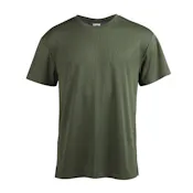 Micro Mesh Active Short Sleeve T-Shirts - Olive, Large
