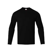 Micro Mesh Active Long Sleeve T-Shirts - Black, 2XL