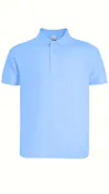 Kids Polo Shirts - Small, Sky Blue