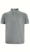 Kid's Polo Shirts - Medium, Heather Gray