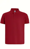 Kids Polo Shirts - Small, Red