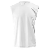 Micro Mesh Tank Shirt - White, 2XL