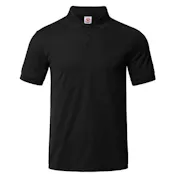 Men's Polo Shirt - Black, XL