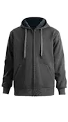 Men's Sherpa Lined Full Zip Hoodies, Meduim