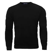 Men's Fleece Crew Neck Sweatshirts - Size  XL, Black