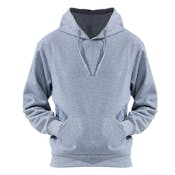 Fleece Pullover Hoodies - Size Medium, Light Gray