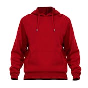 Fleece Pullover Hoodies - Size 3XL, Red
