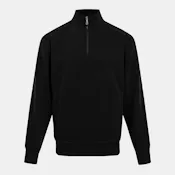 Men's Quarter Zip Pullovers - Size Large, Black