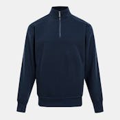 Men's Quarter Zip Pullovers - Size Medium, Navy