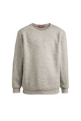 Kids Fleece Crew Neck Sweatshirts - Size 6, Light Gray