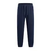 Men's Fleece Jogger Sweatpants - Size Small, Navy