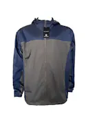 Men's Waterproof Full Zip Raincoats - Size Medium, Navy/Gray