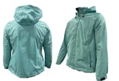 Ladies' Waterproof Full Zip Rain Coats - Size Small