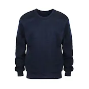 Men's Crew Neck Fleece Pullovers - Size Small, Navy