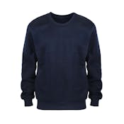 Men's Crew Neck Fleece Pullovers - Size Medium, Navy