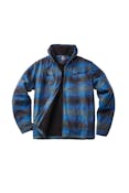 Men's Plaid Berber Sherpa Lined Jackets, S-2XL