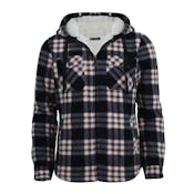 Woman's Berber Lined Hooded Shackets, S-2XL