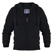 Men's Fleece Full Zip Hoodies - Size XLarge, Black
