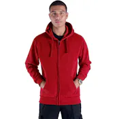 Men's Fleece Full Zip Hoodies - Size XL, Red