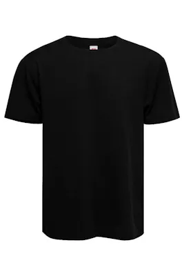 Unisex Short Sleeve T-Shirts - Black, 3XL