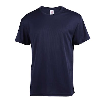 Micro Mesh Active Short Sleeve T-Shirts - Navy, Small