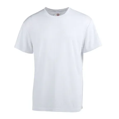 Micro Mesh Active Short Sleeve T-Shirts - White, 3XL
