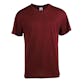 Micro Mesh Active Short Sleeve T-Shirts - Wine, XL