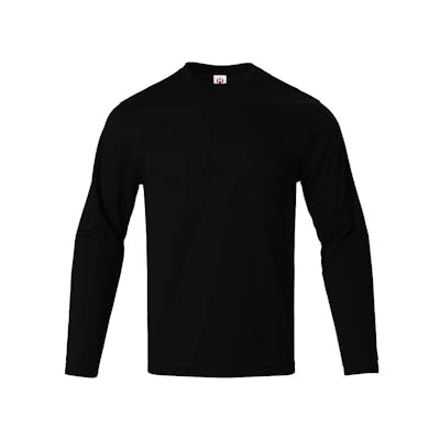 Micro Mesh Active Long Sleeve T-Shirts - Black, Medium
