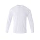 Micro Mesh Active Long Sleeve T-Shirts - White, Medium