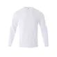 Micro Mesh Active Long Sleeve T-Shirts - White, 2XL