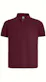 Kids Polo Shirts - Medium, Burgundy