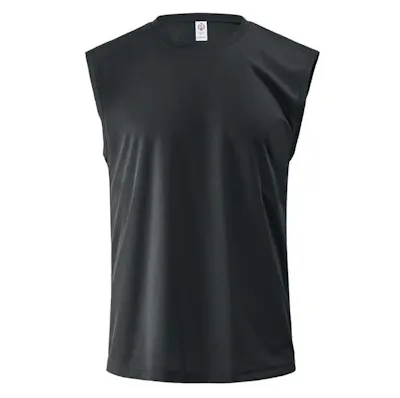 Micro Mesh Tank Shirt - Dark Gray, Medium