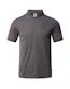 Men's Polo Shirt - Dark Gray, Large