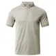 Men's Polo Shirt - Light Gray, 2XL