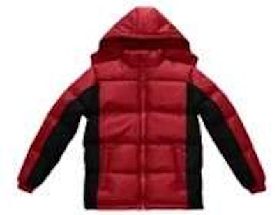 Kid's Puffer Jackets - Red, 8-18
