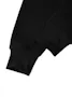 Men's Fleece Crew Neck Sweatshirts - Size Large, Black (3 of 3)