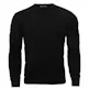 Men's Fleece Crew Neck Sweatshirts - Size Large, Black