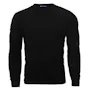 Men's Fleece Crew Neck Sweatshirts - Size Large, Black (1 of 3)