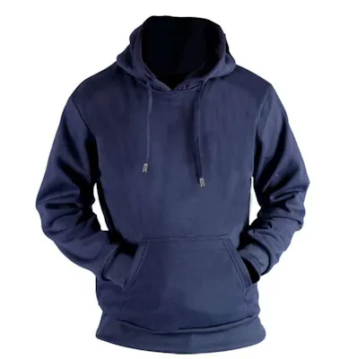 Fleece Pullover Hoodies - Size 2XL, Navy