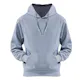 Fleece Pullover Hoodies - Size Small, Light Gray (1 of 2)