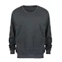 Men's Fleece Crew Neck Sweatshirts - Size Large, Dark Gray (1 of 2)
