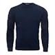 Men's Fleece Crew Neck Sweatshirts - Size Medium, Navy (1 of 3)