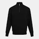 Men's Quarter Zip Pullovers - Size Small, Black