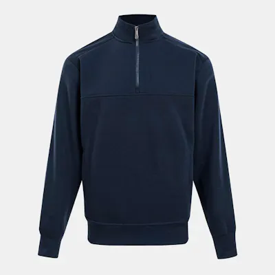 Men's Quarter Zip Pullovers - Size 2XL, Navy