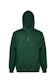 Men's Fleece Quarter Zip Pullovers - Size Medium, Forest Green