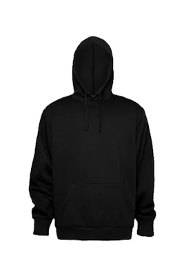 Fleece Pullover Hoodies - Size XL, Black