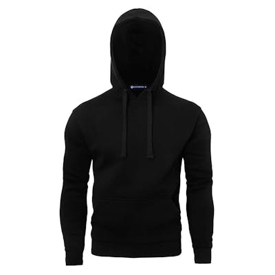 Fleece Pullover Hoodies - Size 2XL, Black