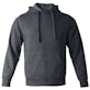 Fleece Pullover Hoodies - Size Medium, Dark Gray