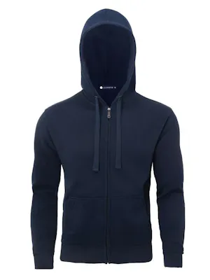 Fleece Full zip Hoodies - Size Large, Navy
