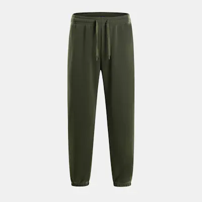 Men's Fleece Jogger Sweatpants - Size XL, Military Green